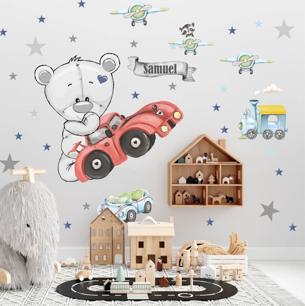 Wandtattoos für Kinder - Teddybär